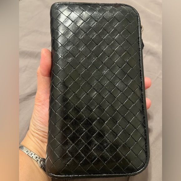 Bottega Veneta Intrecciato Woven Leather Wallet Continental Long Zip Case Napa - Picture 16 of 16